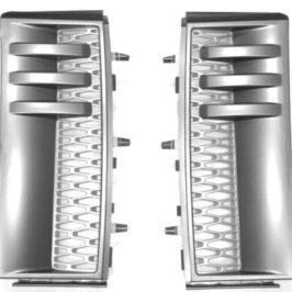 KIT GRIGLIE PARAFANGO ANTERIORE DX-SX CROMATE PER RANGE ROVER 01/2010>11/2012 OE LR031232