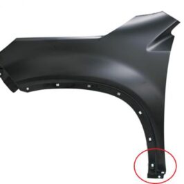 PARAFANGO ANTERIORE SX C/FORI GIROPARAFANGO PER KIA SORENTO 01/2010> [OE 663122P010]