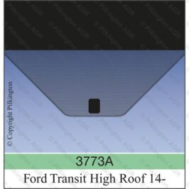PARABREZZA INCAPSULATO VERDE C/VIN S/BASETTA TETTO ALTO PER FORD TRANSIT 01/2013> OE 1821905