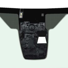 PARABREZZA INCAPSULATO VERDE RISCALDATO C/SENSORE+CAMERA+VIN PER FORD FOCUS 09/2014> OE 2571592