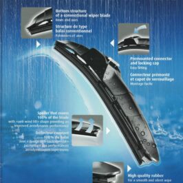 VH122 SPAZZOLA TERGI SILENCIO HBLADH (MM 350) LATO PASSEGERO