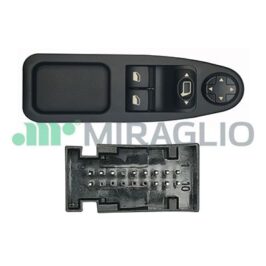 INTERRUTTORI ALZACRISTALLI ANTERIORE DX - SX C/CONFORT +REGOLAZIONE RETROVISORI 12 PIN PER FIAT SCUDO 01/2007> [OE 1499610898]