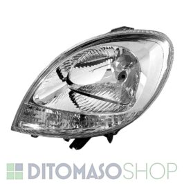 FARO SX H4 CROMATO C/FANALINO BIANCO PER NISSAN KUBISTAR 04/2003>/PER RENAULT KANGOO 04/2003>08/2007 [OE 8200236590]