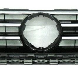 GRIGLIA RADIATORE NERA LUCIDA C/5 MODANATURE CROMATE PER VW CADDY 01/2015> [OE 2K5853651CLDB]
