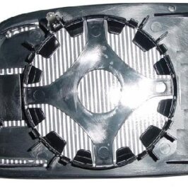 VETRO SPECCHIO DX TERMICO AZZURRATO C/PIASTRA  PER PEUGEOT 407 01/2004>