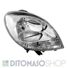 FARO DX H4 CROMATO C/FANALINO BIANCO PER NISSAN KUBISTAR 04/2003>/PER RENAULT KANGOO 04/2003>08/2007 [OE 8200236591]