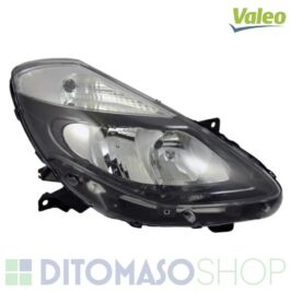 FARO DESTRO 2H7 ELETTRICO NERO PER RENAULT CLIO 01/2011> VALEO OE 260108921R