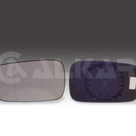 VETRO SPECCHIO SX AZZURRATO ASF C/PIASTRA PER RENAULT LAGUNA 09/2001>07/2007