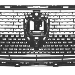 GRIGLIA RADIATORE CROMATA-NERA LUCIDA C/PDC+TELECAMERA PER PEUGEOT 308 07/2021> OE 16819721XU