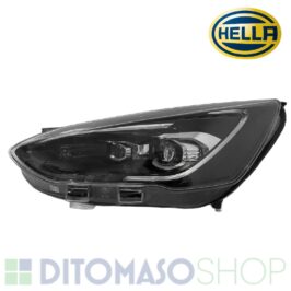 FARO SINISTRO FULL LED C/CORNICE NERA PER FORD FOCUS 10/2019> HELLA OE JX7B13E017CE