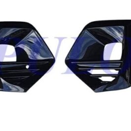 GRIGLIA PARAURTI ANTERIORE DX+SX NERE LUCIDE PER PEUGEOT 2008 01/2019> OE 16683923XT