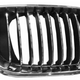 GRIGLIA RADIATORE DX CROMATA-CROMATA-NERA PER BMW SERIE 3 E46 09/2001> TUV [OE 51137042962]