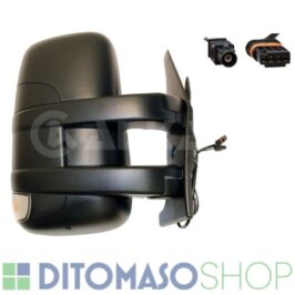 RETROVISORE DX MANUALE C/LUCCIOLA+ANTENNA BRACCIO CORTO PER IVECO DAILY 2006>