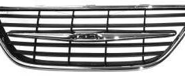 GRIGLIA RADIATORE CENTRALE CROMATA/NERA PER SAAB 9.3 07/2003>07/2007 [OE 12797998]