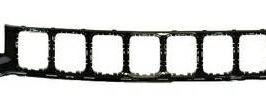 GRIGLIA RADIATORE NERA PER JEEP GRAN CHEROKEE STR 8 04/2016> [OE 6JV48DX8AB]
