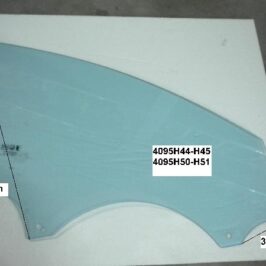 VETRO SCENDENTE VERDE SX C/2 FORI PORTA ANTERIORE PER FORD MONDEO 03/2007> OE 1461648