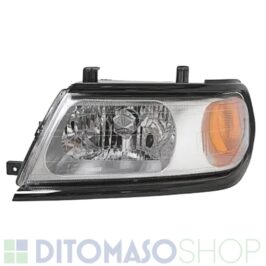 FARO SINISTRO H4 ELETTRICO PER MITSUBISHI PAJERO SPORT 02/2006> CORNICE NERA OE 8301A315XA