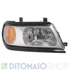 FARO DESTRO H4 ELETTRICO PER MITSUBISHI PAJERO SPORT 02/2006> CORNICE NERA OE 8301A316XA