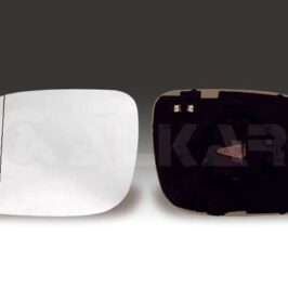 VETRO SPECCHIO SX TERMICO ASF C/PIASTRA PER VW TOUAREG 01/2002>12/2006