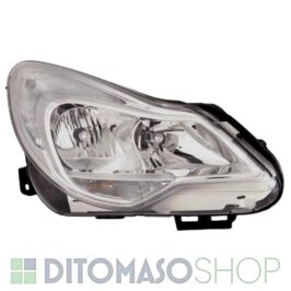 FARO DX H7-H1 CROMATO C/MOTORINO ELETTRICO PER OPEL CORSA D 03/2011>12/2013 [OE 1226124]