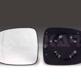 VETRO SPECCHIO SX ASF C/PIASTRA PER RENAULT CLIO 06/2009>10/2012/MODUS 2009>/TWINGO 2012>