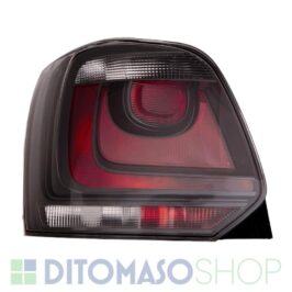 FANALE POSTERIORE SX CORPO NERO PER VW POLO 09/2009>12/2013 [OE 6R00522008RZ]