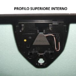 PARABREZZA INCAPSULATO VERDE C/SENSORE+CAMERA+FINESTRELLA+PROFILO SUPERIORE INTERNO PER SEAT LEON 12/2012>