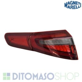 Fanale posteriore sinistro esterno a LED Marelli per Alfa Romeo Stelvio dal 01/2017 in poi, OE 50535808, cod. TKQWR, ricambio auto ditomasoshop