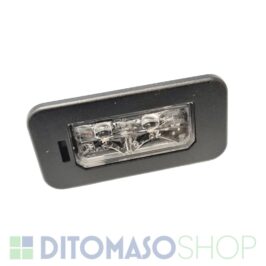 Fanalino targa per Alfa Romeo Giulia dal 01/2016 in poi e Alfa Romeo Stelvio dal 01/2017 in poi, OE 50550396, cod. QQXBP, ricambio auto ditomasoshop