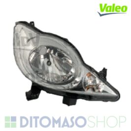 faro anteriore destro h4 con motorino elettrico peugeot 107 06/2005>12/2011 valeo oe 620674 cod. 39rtz ditomasoshop