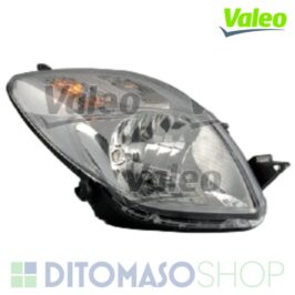 faro anteriore destro h4 cromato con motorino elettrico toyota yaris 01/2006>12/2008 valeo oe 811300d120 cod. 30sz4 ditomasoshop