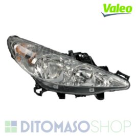 faro anteriore destro h7-h1 elettrico peugeot 207 04/2006> valeo oe 620695 cod. mqvrc ditomasoshop