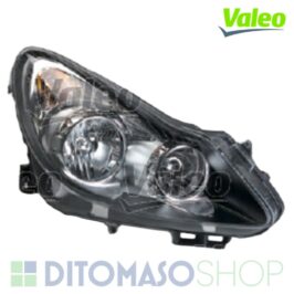 faro anteriore destro h7-h1 nero con motorino elettrico per opel corsa d 102006 ricambio valeo oe 1216200 cod. 28HPN ditomasoshop.jpg