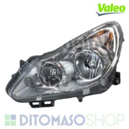 faro anteriore sinistro h7-h1 con motorino elettrico opel corsa d 10/2006> valeo oe 1216189 cod. 2dhb2 ditomasoshop