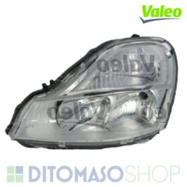 Faro anteriore sinistro H7 H1 elettrico per Renault Modus Grand Modus dal 12/2007 Valeo OE 7701069734 COD H3D3H DiTomasoShop