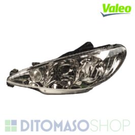 faro anteriore sinistro h7-h1 elettrico peugeot 206 sport 12/2005> valeo oe 6208a0 cod. d1bx6 ditomasoshop