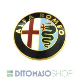 fregio anteriore alfa romeo diametro 7,5 cm cod. X7WHF ditomasoshop