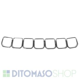 Kit modanature cromate griglia radiatore per Jeep Compass dal 03/2021 in poi cod. 93TDK OE 68607803AA DitomasoShop