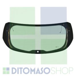 Lunotto verde termico con antenna economico per Alfa Romeo Stelvio dal 01/2017 in poi cod. NT9WH OE 505494600 DitomasoShop