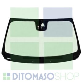 Parabrezza incapsulato verde acustico con sensore, camera e controllo calore, versione economica, per Alfa Romeo Stelvio dal 01/2017 in poi, OE 50535234, cod. CB90Q, ricambio auto ditomasoshop