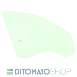 Vetro scendente porta anteriore destro verde per Alfa Romeo 159 Berlina e SW dal 12/2005 in poi, OE 60688134, cod. CGZ4N – ditomasoshop