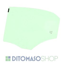 Vetro scendente porta posteriore sinistro verde per Alfa Romeo 159 Berlina dal 12/2005 in poi, OE 60688138, cod. 5BG8Q – ditomasoshop