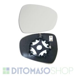 Vetro specchio retrovisore destro side assist termico con piastra per Alfa Romeo Stelvio dal 01/2017 in poi e Maserati Grecale dal 2022 in poi, cod. 7C45C, ricambio auto ditomasoshop