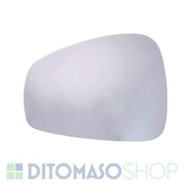 Vetro specchio retrovisore sinistro termico con piastra per Alfa Romeo Stelvio dal 01/2017 in poi, cod. PVYGX, ricambio auto ditomasoshop